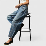 Pioggia | Pantaloni Comodi a Gamba Larga