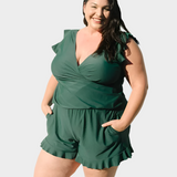 Costume da bagno con Volant e Supporto per il Seno