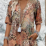 Andrea - Vibrant Midi Dress