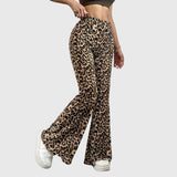 Pantaloni Bootcut Leopard