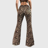 Pantaloni Bootcut Leopard