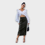 Gonna Maxi con Bottoni