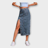 Gonna Maxi con Bottoni