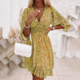 Moira - Elegant Floral Dress