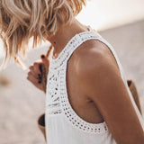 Yana - Crochet Accent Summer Dress