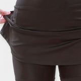 Pantaloni Corti alti con Gonna