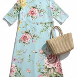 Georgia | Sunset Flower Dress