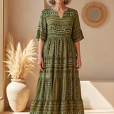 Joraine - Ethnic Flowy Dress