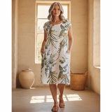 Ysella - Casual Printed Dress