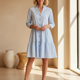 Vina - Summer Plaid Dress