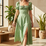 Aviana - Bloom Puff Sleeve Dress