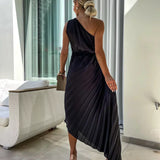 Marivelle - Pleated Glamour Dress