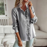 Marcelina - Elegant Polo Blouse
