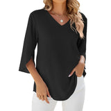 Esmira- V-neck blouse