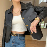 Marcella | Giacca in pelle per la primavera