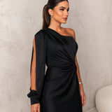 Alison - Elegant Slit Maxi Dress