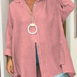 Zephina - Oversized Button Shirt
