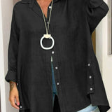 Zephina - Oversized Button Shirt