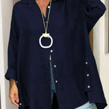 Zephina - Oversized Button Shirt