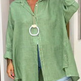 Zephina - Oversized Button Shirt