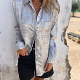 Louella - Chic Shimmer Shirt