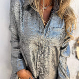 Louella - Chic Shimmer Shirt