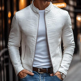 Giacca in Pelle Mason Stone-Tone Ultimo Giorno 80% di Sconto!