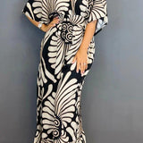 Delara - Classy Printed Jumpsuit