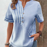Maveline - Classic Striped Top