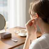 Sophisticated Black Pearl Earrings