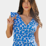 Costume da bagno con Volant e Supporto per il Seno