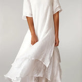 Abito Maya con Eleganti Volant