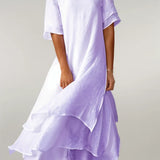 Abito Maya con Eleganti Volant