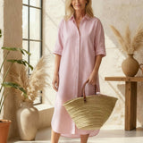 Maisie - Summer Dress with Elegant Stripes