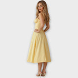 Abito Midi con Corsetto