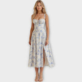 Abito Midi con Corsetto