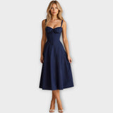 Abito Midi con Corsetto