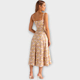 Abito Midi con Corsetto