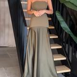 Julie - Elegant Strapless Maxi Dress