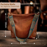 Greta - Borsa a spalla vintage in pelle