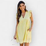 Abito Estivo con Pantaloncini Nascosti e Tasche