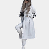 Carola | Cappotto lungo con cappuccio caldo