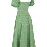 Aviana - Bloom Puff Sleeve Dress