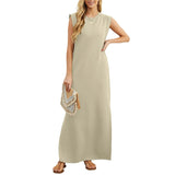 Maliya - Sleeveless Casual Maxi Dress