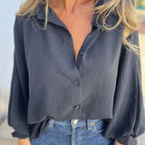 Isola - Elegant Button-Up Blouse