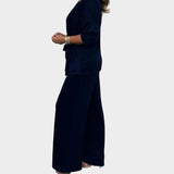 Set Donna Morbido a 2 Pezzi con Maniche Lunghe e Vestibilità Comoda