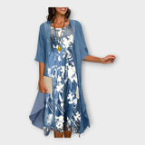 Abito Leggero con Giacca Esternamente e Motivi