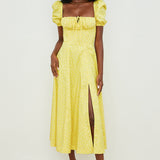 Aviana - Bloom Puff Sleeve Dress