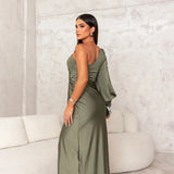 Alison - Elegant Slit Maxi Dress