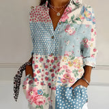 Roseline - Printed Button-Up Shirt